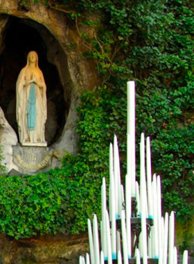 Una candela e la tua preghiera deposta a Lourdes - 150 g - Storelle